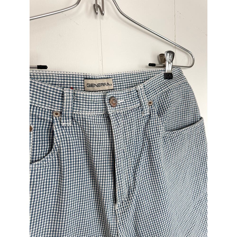 Vintage Gingham Highwaisted Capris